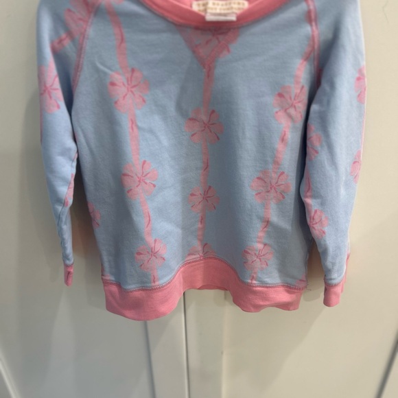 The Beaufort Bonnet Co (TBBC) EUC Pink/Blue Cassidy Comfy Sweatshirt-3T - Picture 4 of 6